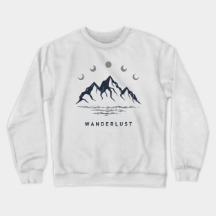 Mountains. Wanderlust Crewneck Sweatshirt